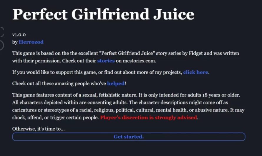 Perfect Girlfriend Juice [v1.0.0] By Herrozod